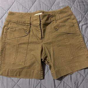 CAbi Women's Cargo Shorts in Tan